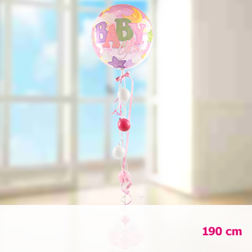 Riesenballon-Präsent Baby Girl (190cm)