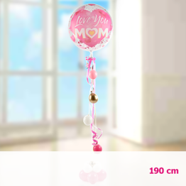 Riesenballon-Präsent Love You Mom (190cm)