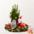 Arrangement Nikolaus mit Lichterkette &