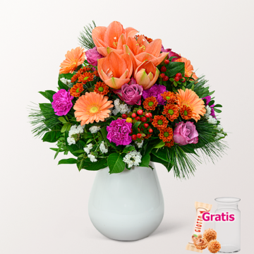 Blumenstrauß Peachy Christmas