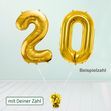 Heliumballon-Geschenk XXL-Zahlen