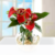 Rote Anthurie als Waterplant