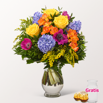 Blumenstrauß Frühlingsbeginn