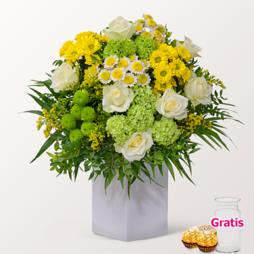 Blumenstrauß Glücksgefühl