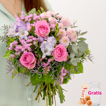 Blumenstrauß Blumenkuss