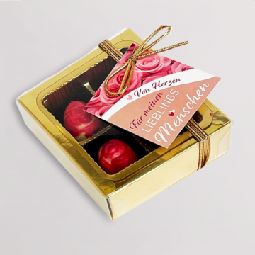 Pralinenpräsent „Lieblingsmensch“ (50 g)