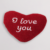 Plüschherz „I love you“ (11 cm)